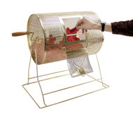 Deluxe Medium Size Brass Raffle Drum (Fits up to 5,000 Tickets) - Includes 2000 Tickets!