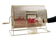 Large Size Brass Raffle Drum (Fits up to 10,000 Tickets) - Includes 2000 Tickets