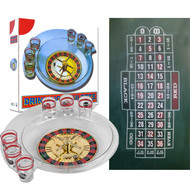 Spins Roulette Drinking Game Set with Layout