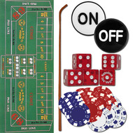 Compelte Casino Style Home Craps Set - Lots of Extras!