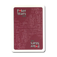 Copag Poker Stars 100% Plastic Playing Cards RED Deck
