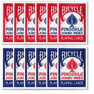 Bicycle Pinochle Playing Cards - 1 DOZEN (12 Decks)