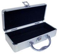 Deluxe Aluminum Poker Chip Plaque Case - Fits up to 60 Standard Plaques 
