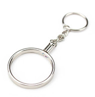 Chrome Plated Poker Chip Holder Key Chain - 200 Count