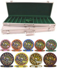 500PC NEVADA JACKS 10gm CERAMIC POKER CHIP SET - CHOOSE