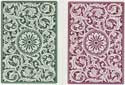 COPAG GREEN/PURPLE PLASTIC PLAYING CARDS - 2 DECKS