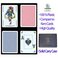COPAG POKER PEEK 100% Plastic Cards - 2 Decks