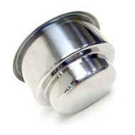 STAINLESS 2-SIZE POKER TABLE DROP-IN CUP HOLDER