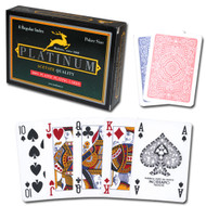 MODIANO PLATINUM ACETATE Plastic Cards - 2 Decks