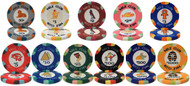NILE CLUB Ceramic Clay 10gm 500 BULK POKER CHIPS - CHOOSE CHIPS!