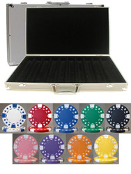 DIAMOND SUITED 12.5gm 1000 Chip Poker Set with Aluminum Case