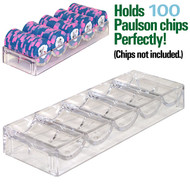 Clear Acrylic Chip Rack for Paulson Chips - Set of 10