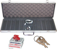 ALUMINUM 500 POKER CHIP CASE