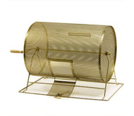 Large Heavy Duty Brass Raffle Drum - Fits Up To 10,000 Tickets