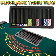 10 ROW Blackjack TABLE CHIP TRAY - FITS 500 CHIPS