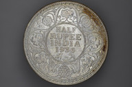 India - 1936 - Half Rupee - Calcutta - KM522 - (OM-A1251)