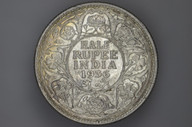 India - 1936 - Half Rupee - Calcutta - KM522 - (OM-A1247)