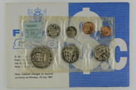New Zealand - 1967 - Annual Uncirculated Polished Coin Set