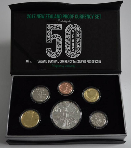 2017 New Zealand Proof Coin Set