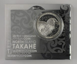 New Zealand - 2019 - $5 Silver Proof Coin - North Island Takahe