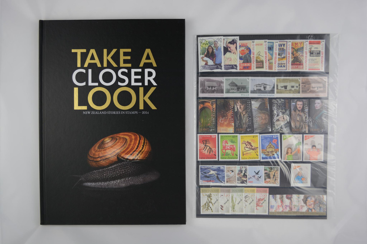 New Zealand 2014 Annual Stamp Album Oceanic Mint