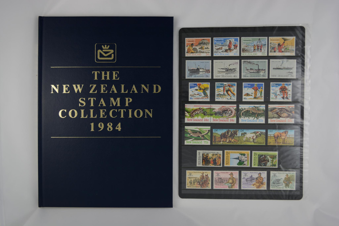 New Zealand 1984 Annual Stamp Album Oceanic Mint