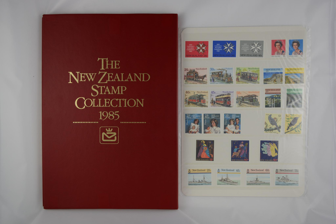 New Zealand 1985 Annual Stamp Album Oceanic Mint