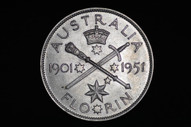Australia - 1951 - Florin - Federation - KM17 - Uncirculated (OM-A1817)