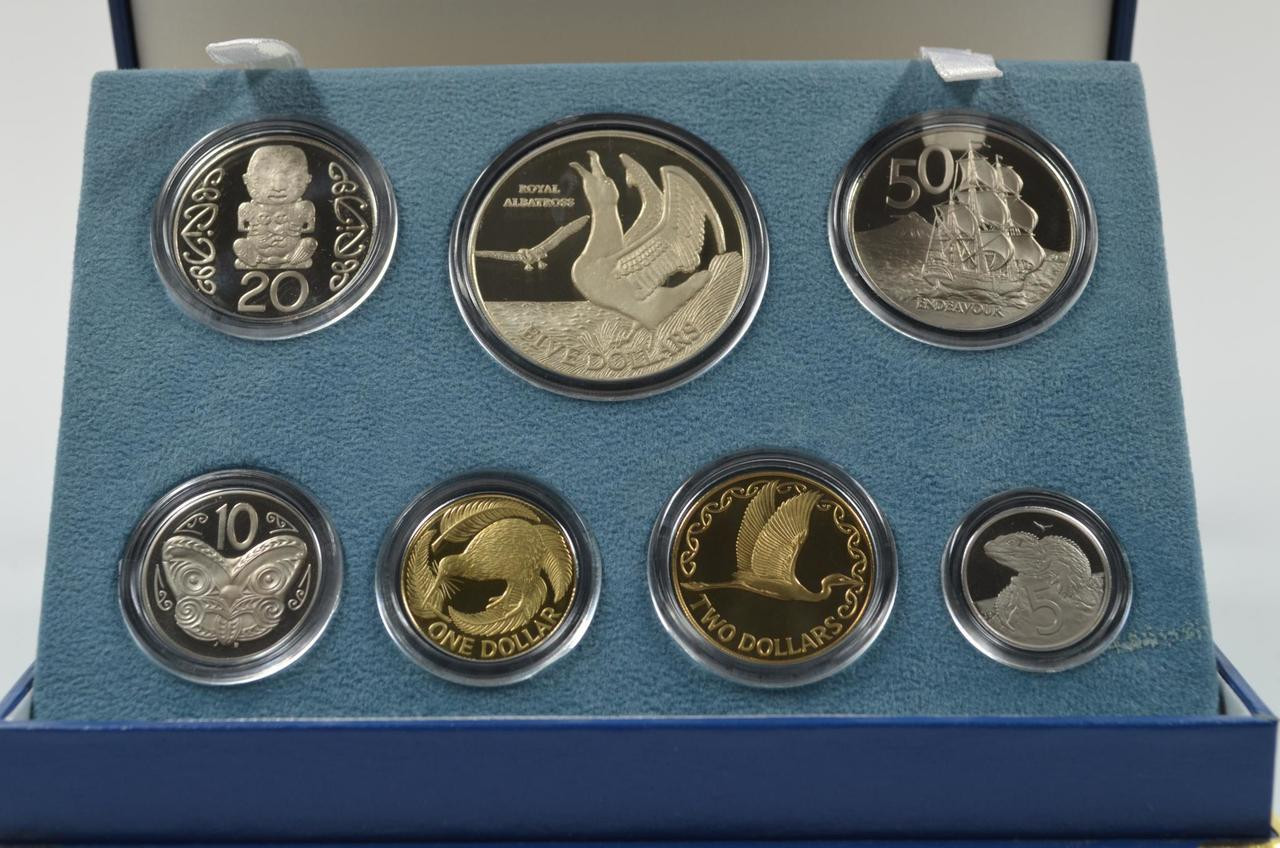 New Zealand - 1998 - Annual Proof Coin Set - Albatross - Oceanic Mint