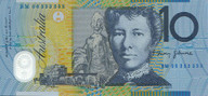 Australia - 2006 - $10 BM06 333333 - Solid Serial Number