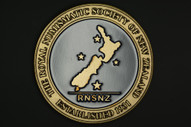 New Zealand - 2014 - RNSNZ Conference Medal - Brass With Blue Enamel