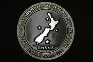 New Zealand - 2014 - RNSNZ Conference Medal - Silvered Brass With Blue Enamel