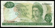 New Zealand - $20 Star Note - Hardie 'Type 1' - YJ534491* Very Fine