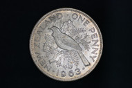 New Zealand - 1963 - Penny - KM24 - Almost Uncirculated (OM-A1864)