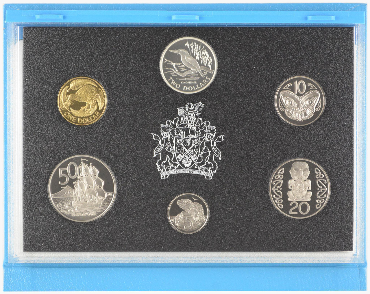 New Zealand - 1993 - Annual Proof Coin Set - Kingfisher - Oceanic Mint