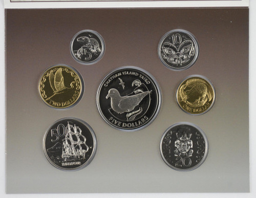 New Zealand - 2004 - Annual Uncirculated Coin Set - Chatham