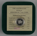 Australia - 1996 - 1/10oz Platinum $15 Coin - Koala