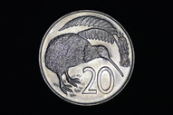 New Zealand - 1971 - Twenty Cents - Circulation Strike - KM36 - Unc (OM-A2162)