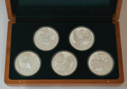 New Zealand - 2009 - Silver Proof Coin Set - Giants Of New Zealand