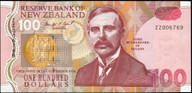 New Zealand - $100 Replacement Note - Brash - ZZ006769 - Uncirculated