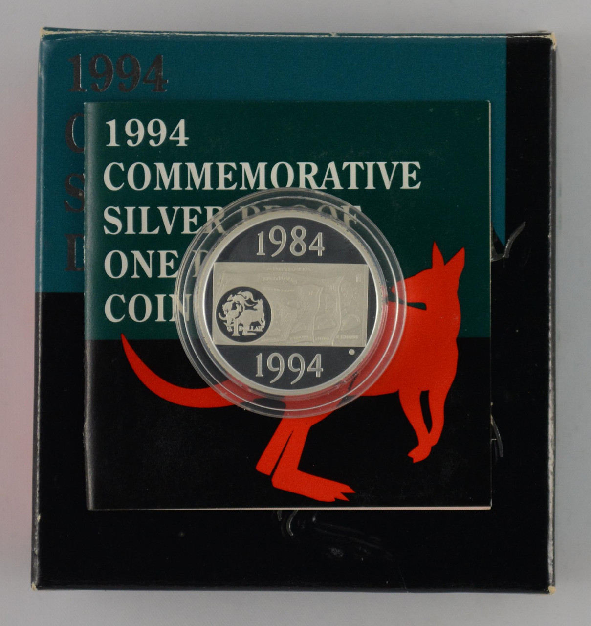 Australia 1994 Silver 1 Proof Coin Commemorative Decade Of The Dollar Oceanic Mint Australia 1994 Silver 1 Proof Coin Commemorative Decade Of The Dollar Oceanic Mint