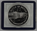 Jersey - 1990 - 5oz Silver Five Pound Proof Coin - Battle Of Britain 50th Anniversary