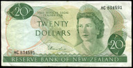 New Zealand - $20 - Hardie 'Type 1' - HC834591 - aVF