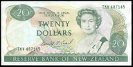 New Zealand - $20 - Brash 'Type 1' - TKV487145 - gVF