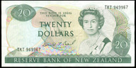 New Zealand - $20 - Brash 'Type 1' - TKT949967 - EF