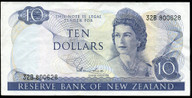 New Zealand - $10 - Hardie 'Type 1' - 32B 800628 - VF