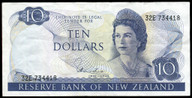 New Zealand - $10 - Hardie 'Type 1' - 32E 734418 - VF