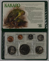 New Zealand - 1986 - Annual Uncirculated Coin Set - Kakapo