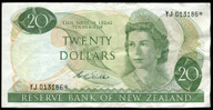 New Zealand - $20 Star Note - Wilks - YJ 013186* - Fine