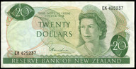 New Zealand - $20 - Hardie 'Type 1' - EK425237 - VF